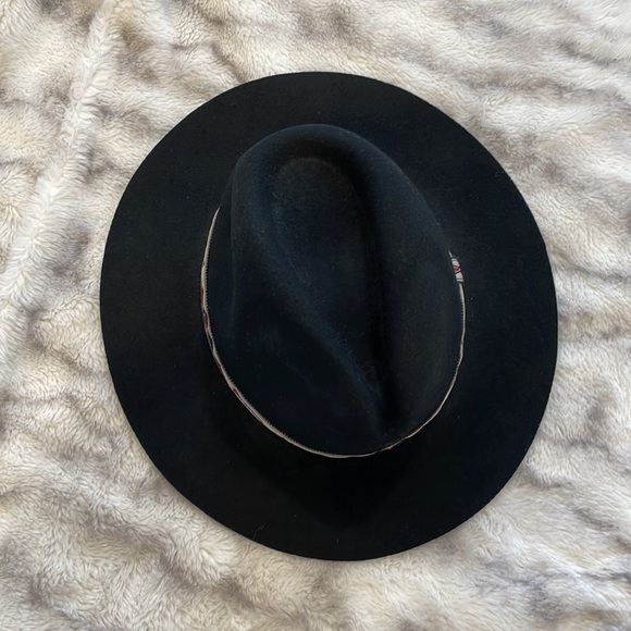 Boho Ribbon Wide Brim Floppy Hat - Picture 6 of 7